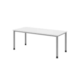 LIVIQUE, Schreibtisch Office Weiss Holz 180 cm - Material: Holzwerkstoff - Schreibtisch