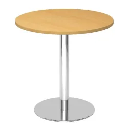 Besprechungstisch Office Braun Holz 80 cm - Farbe: Buche Dekor - Material: Holzwerkstoff - Besprechungstisch