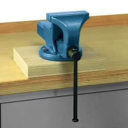 LOKOMA Parallel-Schraubstock, nach vorne öffnend, Backenbreite 150 mm