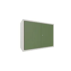 PAVOY Hängeschrank, HxBxT 600 x 800 x 300 mm, resedagrün, reinweiss