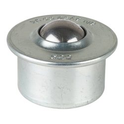 BS ROLLEN Kugelrolle, Stahl, Ø 22 mm, TK 130 kg