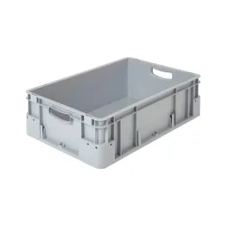 Alpha Eurobox Premium aus PP mit geschlossenen Wänden, HxBxT 180 x 600 x 400 mm, grau