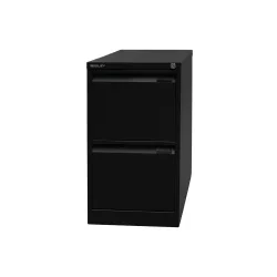 BISLEY Hängeregistraturschank, 1-bahnig, 2 Schubladen, schwarz