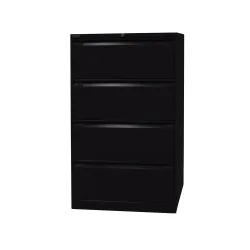 BISLEY Hängeregistraturschank, 2-bahnig, 4 Schubladen, schwarz