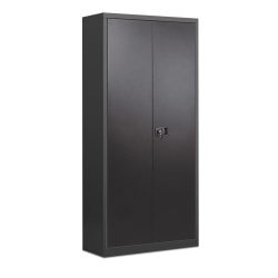 Bisley Flügeltürenschrank Universal Schwarz 914 x 400 x 1.806 mm