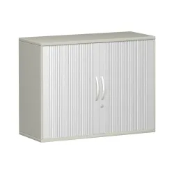 Geramöbel Querrollladenschrank Profi, 2 OH, Breite 1.000 mm, lichtgrau