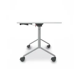 Geramöbel Klapptisch auf Rollen, BxT 1.600 x 800 mm, weiss