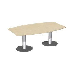Konferenztisch, B 2000 mm, Ahorn