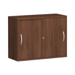 Geramöbel Schiebetürschrank Profi, 2 OH, Breite 1.000 mm, Nussbaum