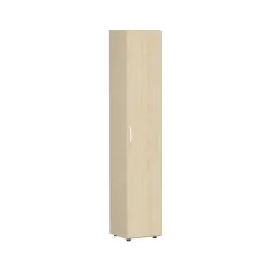 Aktenschrank, 6 Ordnerhöhen, 5 Böden, Tür rechts oder links, B 400 x T 400 x H 2160 mm, Ahorn