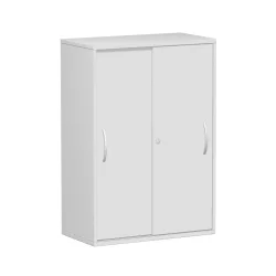 Schiebetürenschrank PALENQUE, 3 OH, B 800 x T 400 x H 1104 mm, lichtgrau