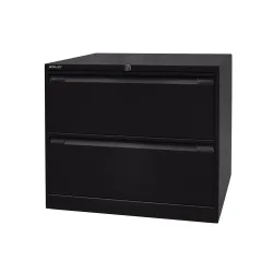BISLEY Hängeregistraturschank, 2-bahnig, 2 Schubladen, schwarz