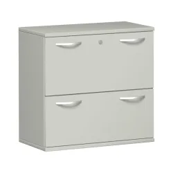 Geramöbel Hängeregistraturschrank Profi, 2-bahnig, 2 Schubladen, lichtgrau