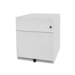 Rollcontainer Note? mit Hängeregister und Schublade, HxBxT 495 x 420 x 565 mm, lichtgrau