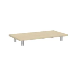 Schwebende Platte ALICANTE, als Aufsatz für Korpi B 800 mm, Distanzstücke 100 mm, Ahorn-Dekor