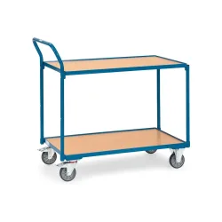 Fetra 2740 Tischwagen Stahl pulverbeschichtet Traglast (max.): 250 kg Brillantblau (RAL 5007)