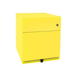 Rollcontainer Note? mit Hängeregister und Schublade, HxBxT 495 x 420 x 565 mm, gelb