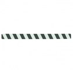 Mehlhose m2-Antirutschbelag? nachleuchtend-schwarz, 10 Stk, LxB 50 x 650 mm