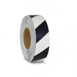 Mehlhose m2-Antirutschbelag? nachleuchtend-schwarz, Rolle, LxB 18,3 m x 50 mm