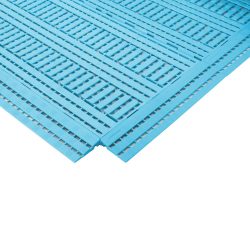 COBA Randleiste für Arbeitsplatzmatte aus PE, BxL 600 x 12 mm, orange