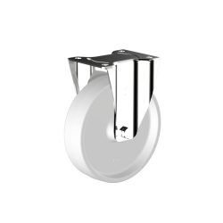 Wicke Bockkrolle Polyamid, Edelstahlblech-Gehäuse, Ø x Breite 80 x 35 mm, TK 150 kg
