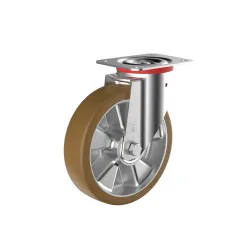 Schwerlast-Lenkrolle Wicke Topthane® PU, Ø x Breite 100 x 40 mm, Ausladung 38 mm, TK 200 kg