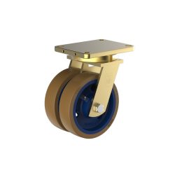 Schwerlast-Lenkrolle Wicke Topthane® PU, Ø x Breite 250 x 50 mm, Ausladung 62 mm, TK 2.200 kg