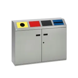Wertstoffsortiersystem, 4-fach