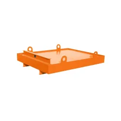 Bauer® Auffangwanne aus Stahl für Container, HxBxT 560 x 2.300 x 2.030 mm, Auffangvolumen 880 l, gelborange