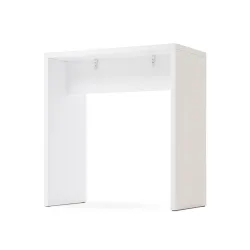 LIVIQUE, Stehtisch Office Weiss Holz 104 cm - Material: Holzwerkstoff - Stehtisch