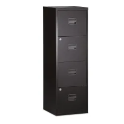 Hängeregistraturschrank PFA, 4 Schübe, lichtgrau BISLEY