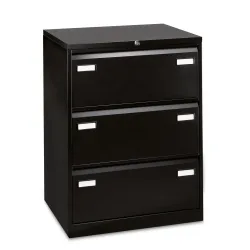Hängeregistraturschrank, 2-bahnig, 3 Schübe, DIN A4, weißaluminium BISLEY