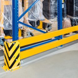 Rammschutz-Planken mit Rammschutzecken, variabel 1150-2030 mm