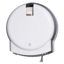 Tork Spender für Mini Jumbo Toilettenpapier Weiss T2, Geschlossen, Elevation Linie, 555500