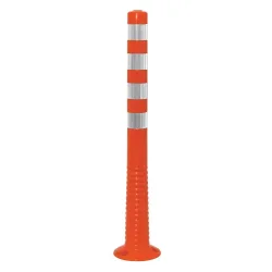 Flexible Sperrpfosten, Ø 80 mm, Höhe 750 mm, orange