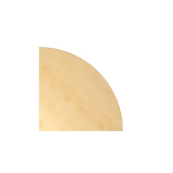 Anbautisch Office Braun Holz 80 cm - Farbe: Nussbaum - Material: Holzwerkstoff - Anbautisch