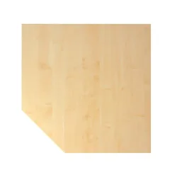 Anbautisch Office Braun Holz 120 cm - Farbe: eiche - Material: Holzwerkstoff - Anbautisch