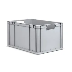 Allit Eurobox, mit grauen GrifföffnungenHxBxT 320 x 600 x 400 mm, 65 Liter, 4 Stk/VE