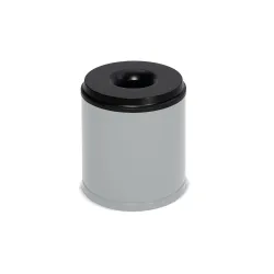 VAR® Sicherheits-Papierkorb, feuersicher, 15 Liter, lichtgrau