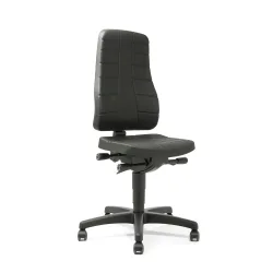Drehstuhl All-in-One 9643, PU-Schaumpolster, schwarz