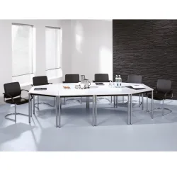 Besprechungstisch Office Braun Holz 120 cm - Farbe: buche - Material: Holzwerkstoff - Besprechungstisch