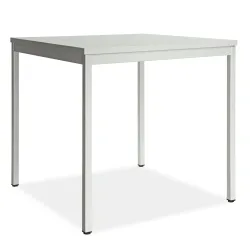 Besprechungstisch Office Grau Holz 80 cm - Material: Holzwerkstoff - Besprechungstisch