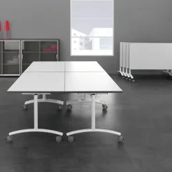 Geramöbel Klapptisch auf Rollen, BxT 1.600 x 800 mm, Buche
