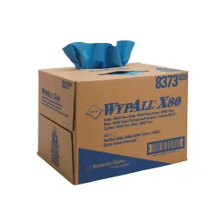WypAll® Wischtücher X80, HxB 427 x 282 mm, BRAG-Box, weiss