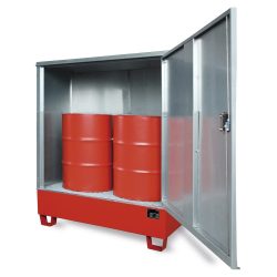 Umhausung für Bauer® Auffangwanne Modul MAW, abschliessbare Tür