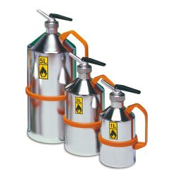 Sicherheitskanne aus Edelstahl, mit Feindosierer, 1 Liter