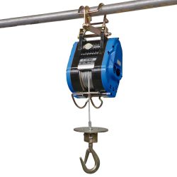 kaiserkraft Elektro-Bauseilwinde, Tragfähigkeit 300 kg, Seillänge 24 m