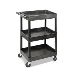 SECO SESTC111-G Kunststoffwagen Feststeller Polyethylen Traglast (max.): 150 kg Grau