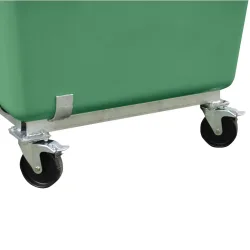 Fahrgestell für CEMO Rechteckbehälter aus GFK, 1.100 Liter, Höhe 810 mm