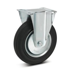 Wicke Bockrolle Vollgummi, Ø x Breite 180 x 50 mm, TK 170 kg